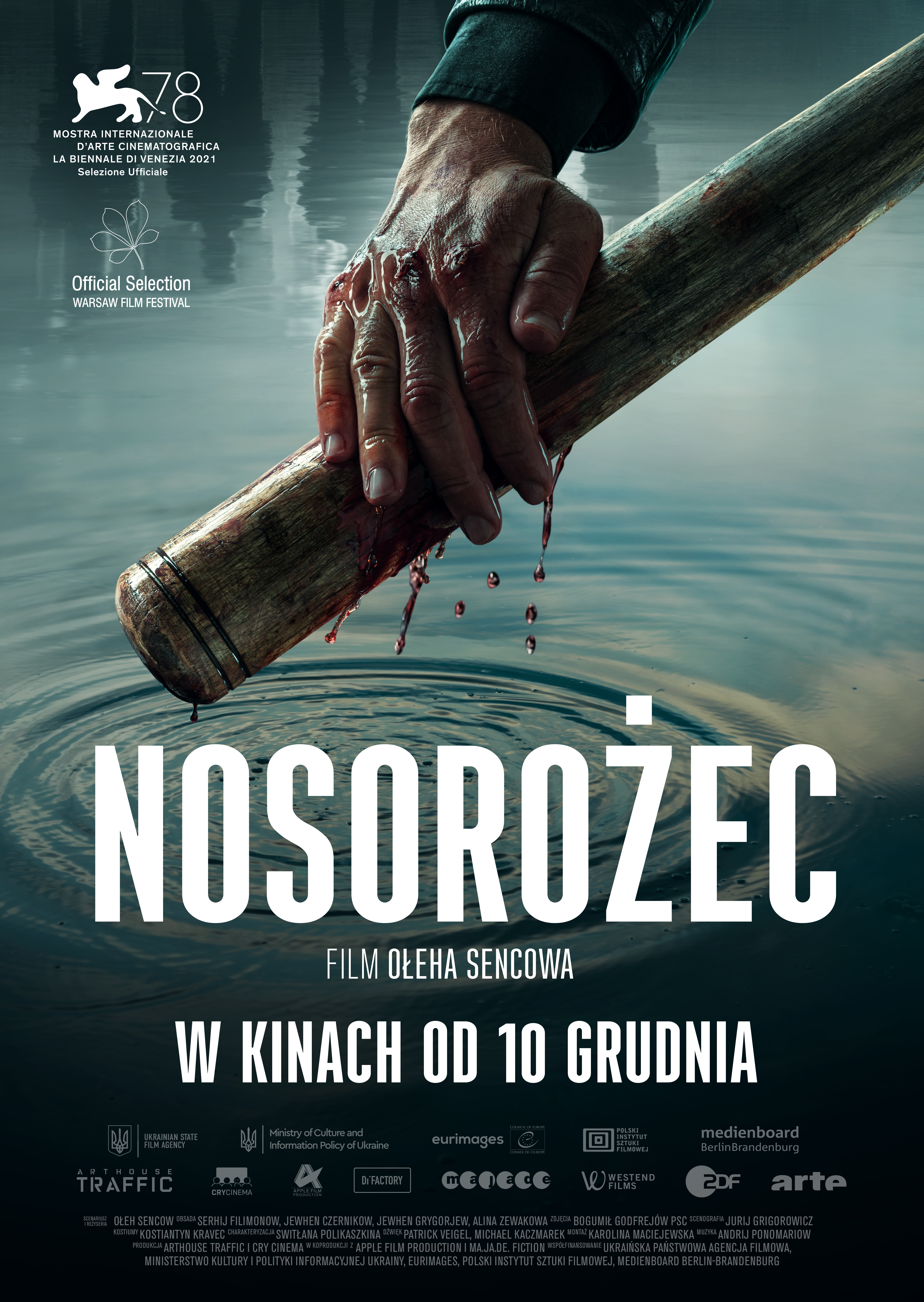 Zobacz zwiastun i plakat do doskonale przyjętego na festiwalu w Wenecji filmu „Nosorożec” Ołeha Sencowa – ukrainśkiego reżysera filmowego i politycznego więźnia