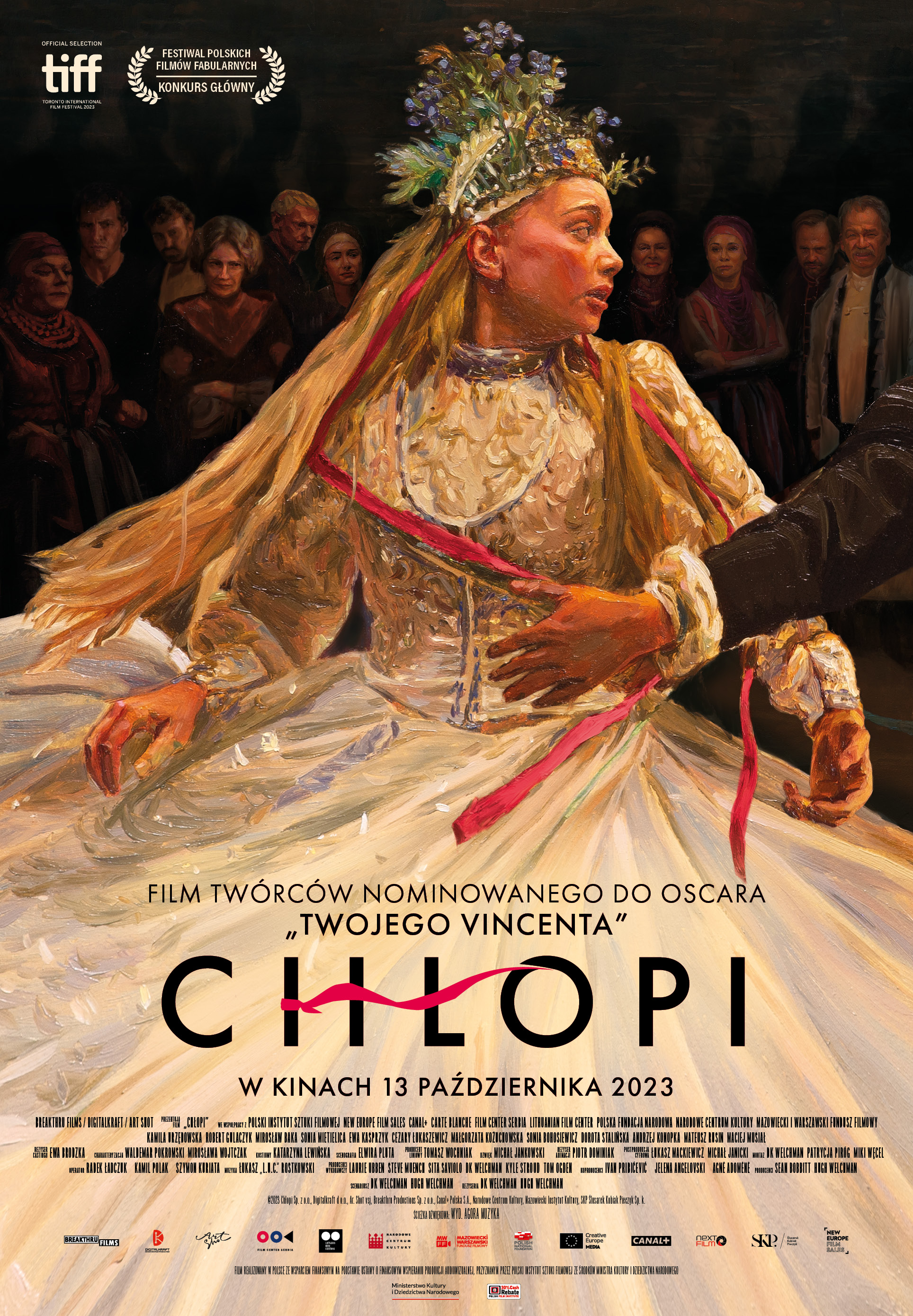 „Chłopi” w selekcji kolejnego międzynarodowego festiwalu. Prezentujemy plakat filmu.