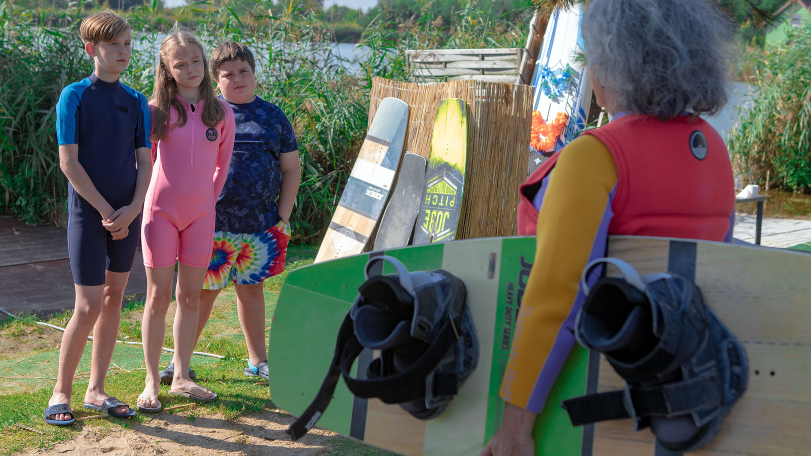 Dorota Kolak, Maciej Karaś, Amelia Fijałkowska, Patryk Siemek, Za duży na bajki